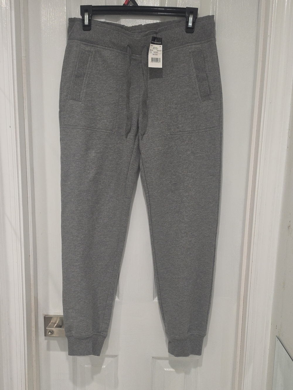 Norma Kamali Gray Track Joggers